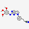 3-[3-[2-[(3,4,5-trimethoxyphenyl)amino]pyrrolo[2,3-d]pyrimidin-7-yl]phenyl]propanenitrile