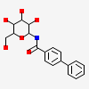 ~{N}-[(2~{R},3~{R},4~{S},5~{S},6~{R})-6-(hydroxymethyl)-3,4,5-tris(oxidanyl)oxan-2-yl]-4-phenyl-benzamide