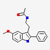 N-[2-(5-methoxy-2-phenyl-1H-indol-3-yl)ethyl]acetamide