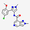 N-[3-(5-chloro-2-methoxyphenyl)-1-methyl-1H-pyrazol-4-yl]-2-methyl-2H-pyrazolo[4,3-c]pyridine-7-carboxamide