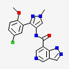 N-[3-(5-chloro-2-methoxyphenyl)-1-methyl-1H-pyrazol-4-yl]-1H-pyrazolo[4,3-c]pyridine-7-carboxamide
