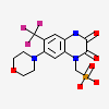 {[7-morpholin-4-yl-2,3-dioxo-6-(trifluoromethyl)-3,4-dihydroquinoxalin-1(2H)-yl]methyl}phosphonic acid