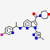 [6-{[(1S)-1-(5-fluoropyridin-2-yl)ethyl]amino}-1-(5-methyl-1H-pyrazol-3-yl)-1H-pyrrolo[2,3-b]pyridin-3-yl](morpholin-4-yl)methanone