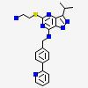 5-(2-azanylethylsulfanyl)-3-propan-2-yl-~{N}-[(4-pyridin-2-ylphenyl)methyl]-2~{H}-pyrazolo[4,3-d]pyrimidin-7-amine