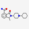(1~{S})-2-(1-cyclohexylpiperidin-4-yl)-1-methyl-3-oxidanylidene-1~{H}-isoindole-4-carboxamide