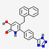 3-hydroxy-5-[(naphthalen-1-yl)methyl]-6-[4-(1H-tetrazol-5-yl)phenyl]pyridin-2(1H)-one