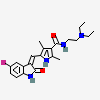 N-[2-(diethylamino)ethyl]-5-[(Z)-(5-fluoro-2-oxo-1,2-dihydro-3H-indol-3-ylidene)methyl]-2,4-dimethyl-1H-pyrrole-3-carboxamide