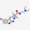 N-[2-(diethylamino)ethyl]-5-[(Z)-(5-fluoro-2-oxo-1,2-dihydro-3H-indol-3-ylidene)methyl]-2,4-dimethyl-1H-pyrrole-3-carboxamide