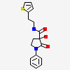 (3~{S})-3-oxidanyl-2-oxidanylidene-1-phenyl-~{N}-(2-thiophen-2-ylethyl)pyrrolidine-3-carboxamide