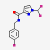1-(difluoromethyl)-N-[(4-fluorophenyl)methyl]-1H-pyrazole-3-carboxamide