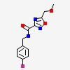 N-[(4-fluorophenyl)methyl]-5-(methoxymethyl)-1,2,4-oxadiazole-3-carboxamide