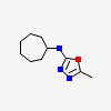 N-cycloheptyl-5-methyl-1,3,4-oxadiazol-2-amine