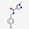 N-[(4-chlorophenyl)methyl]-1-methyl-1H-pyrazole-4-carboxamide