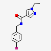 1-ethyl-N-[(4-fluorophenyl)methyl]-1H-pyrazole-4-carboxamide