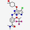 4-({5-chloro-4-[(cis-4-hydroxy-4-methylcyclohexyl)oxy]-7H-pyrrolo[2,3-d]pyrimidin-2-yl}amino)-N,N-dimethyl-3-{[(2R)-1,1,1-trifluoropropan-2-yl]oxy}benzamide