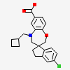 (3S)-5'-chloro-5-(cyclobutylmethyl)-2',3',4,5-tetrahydro-2H-spiro[1,5-benzoxazepine-3,1'-indene]-7-carboxylic acid
