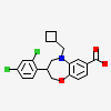 (3S)-5-(cyclobutylmethyl)-3-(2,4-dichlorophenyl)-2,3,4,5-tetrahydro-1,5-benzoxazepine-7-carboxylic acid