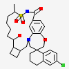 (4S,7aR,9aR,10S,15R)-6'-chloro-10-hydroxy-15-methyl-3',4',7a,8,9,9a,10,11,12,13,14,15-dodecahydro-2'H,3H,5H-spiro[1,19-(ethanediylidene)-16lambda~6~-cyclobuta[i][1,4]oxazepino[3,4-f][1,2,7]thiadiazacyclohexadecine-4,1'-naphthalene]-16,16,18(7H,17H)-trione