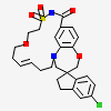 (4S)-5'-chloro-2',3',7,8,9,10,11,12-octahydro-3H,5H,14H-spiro[1,19-etheno-16lambda~6~-[1,4]oxazepino[3,4-i][1,4,5,10]oxathiadiazacyclohexadecine-4,1'-indene]-16,16,18(15H,17H)-trione