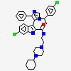 6-chloranyl-3-[3-[(1~{S})-1-(4-chlorophenyl)ethyl]-5-phenyl-imidazol-4-yl]-~{N}-[2-(4-cyclohexylpiperazin-1-yl)ethyl]-1~{H}-indole-2-carboxamide