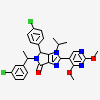 (4~{S})-4-(4-chlorophenyl)-5-[(1~{S})-1-(3-chlorophenyl)ethyl]-2-(2,4-dimethoxypyrimidin-5-yl)-3-propan-2-yl-4~{H}-pyrrolo[3,4-d]imidazol-6-one