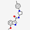 7-methoxy-~{N}-[(3~{S})-1-(4-methylphenyl)pyrrolidin-3-yl]-1~{H}-indole-3-carboxamide