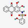 N-(3,4-dihydroxy-9,10-dioxo-9,10-dihydroanthracen-2-yl)-2-hydroxybenzene-1-sulfonamide