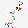 (5Z)-5-({4-[3-(5-methyl-2-phenyl-1,3-oxazol-4-yl)propanoyl]phenyl}methylidene)-1,3-thiazolidine-2,4-dione