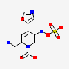 (3~{R},6~{S})-6-(aminomethyl)-4-(1,3-oxazol-5-yl)-3-(sulfooxyamino)-3,6-dihydro-2~{H}-pyridine-1-carboxylic acid