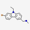 (7-bromanyl-9-ethyl-carbazol-3-yl)methyl-methyl-azanium