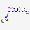N-(3-{[5-iodo-4-({3-[(thiophen-2-ylcarbonyl)amino]propyl}amino)pyrimidin-2-yl]amino}phenyl)pyrrolidine-1-carboxamide