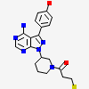 1-[(3~{R})-3-[4-azanyl-3-(4-hydroxyphenyl)pyrazolo[3,4-d]pyrimidin-1-yl]piperidin-1-yl]propan-1-one