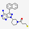 (R)-1-(3-(4-amino-3-(naphthalen-1-yl)-1H-pyrazolo[3,4-d]pyrimidin-1-yl)piperidin-1-yl)prop-2-en-1-one