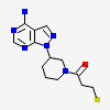 1-[(3~{R})-3-(4-azanylpyrazolo[3,4-d]pyrimidin-1-yl)piperidin-1-yl]propan-1-one