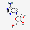 7-(2-C-methyl-beta-D-ribofuranosyl)-7H-pyrrolo[2,3-d]pyrimidin-4-amine
