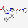 2-[5-([1,1'-biphenyl]-3-yl)-4-{(1S)-1-[2-(piperidin-1-yl)ethoxy]ethyl}-1H-pyrazol-1-yl]pyridine-4-carboxylic acid
