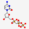 2'-deoxy-5'-O-[(S)-hydroxy{[(S)-hydroxy(phosphonooxy)phosphoryl]methyl}phosphoryl]cytidine