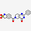 5-(4-oxo-2-phenyl-1,5,7,8-tetrahydropyrido[4,3-d]pyrimidine-6(4H)-carbonyl)-1,3-dihydro-2H-2lambda~6~,1-benzothiazole-2,2-dione