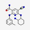 6-{[(1R,2S)-2-aminocyclohexyl]amino}-5-cyano-2-[(3-methylphenyl)amino]pyridine-3-carboxamide