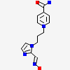 4-carbamoyl-1-(3-{2-[(E)-(hydroxyimino)methyl]-1H-imidazol-1-yl}propyl)pyridin-1-ium