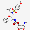 (3R,3aS,4R,6aR)-4-(methylamino)hexahydrofuro[2,3-b]furan-3-yl [(2S,3R)-3-hydroxy-4-{[(4-methoxyphenyl)sulfonyl](2-methylpropyl)amino}-1-phenylbutan-2-yl]carbamate