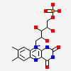 1-DEOXY-1-(7,8-DIMETHYL-2,4-DIOXO-3,4-DIHYDRO-2H-BENZO[G]PTERIDIN-1-ID-10(5H)-YL)-5-O-PHOSPHONATO-D-RIBITOL