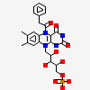 1-deoxy-1-[7,8-dimethyl-2,4-dioxo-5-(phenylacetyl)-1,3,4,5-tetrahydrobenzo[g]pteridin-10(2H)-yl]-5-O-phosphono-D-ribitol