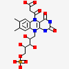 3-[7,8-dimethyl-2,4-bis(oxidanylidene)-10-[(2S,3S,4R)-2,3,4-tris(oxidanyl)-5-phosphonooxy-pentyl]-1H-benzo[g]pteridin-5-yl]-3-oxidanylidene-propanoic acid