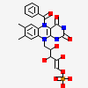 1-[5-(benzenecarbonyl)-7,8-dimethyl-2,4-dioxo-1,3,4,5-tetrahydrobenzo[g]pteridin-10(2H)-yl]-1-deoxy-5-O-phosphono-D-ribitol