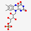 1-deoxy-1-[(4aS)-4a-hydroxy-7,8-dimethyl-2,4-dioxo-3,4,4a,5-tetrahydrobenzo[g]pteridin-10(2H)-yl]-5-O-phosphono-D-ribitol