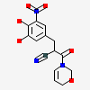 (E)-3-[3-nitro-4,5-bis(oxidanyl)phenyl]-2-(1,3-oxazinan-3-ylcarbonyl)prop-2-enenitrile
