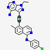 5-[(4-amino-1-ethyl-1H-pyrazolo[3,4-d]pyrimidin-3-yl)ethynyl]-N-(4-chlorophenyl)-6-methylisoquinolin-1-amine