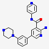 2-amino-5-[3-(piperazin-1-yl)phenyl]-N-(pyridin-4-yl)pyridine-3-carboxamide