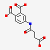 4-[(3-carboxypropanoyl)amino]benzene-1,2-dicarboxylic acid
